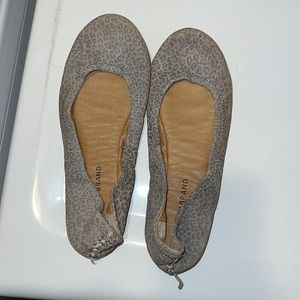 Lucky brand leopard print flats